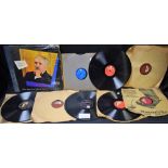 Records - 10" 78rpm Shellac records, classical, big band,