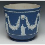 A large Wedgwood Jasperware jardiniere,