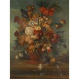 Dutch School (18th century) Still Life, Flowers in a Vase oil on canvas,