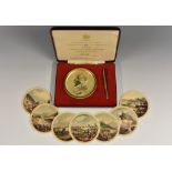 A Wellington Commemorative Picture Medal by Toye, Kenning and Spencer Ltd,