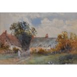 Frank Gresley (1855 - 1936) Ingleby Meadow signed, watercolour,