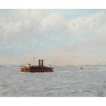 Ernest Garthwaite (mid-20th century) The Staten Island Ferry, New York,