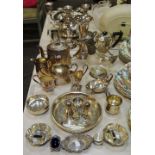 Silver and platedware - a James Dixon and sons,