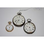 A silver open faced pocket watch by Thomas Wheeler, Preston, Railway Watch Manufacturers,
