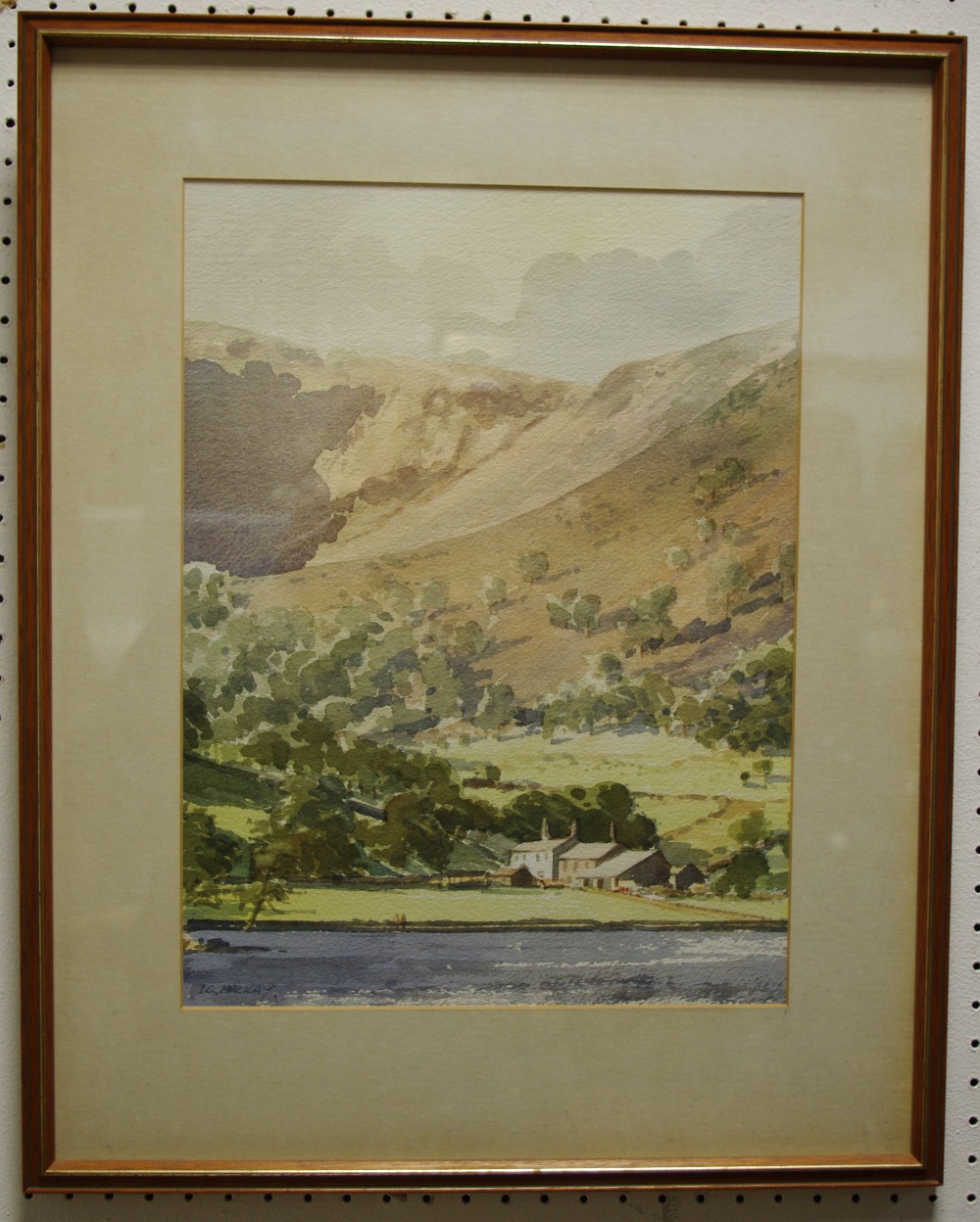 I**C**Mackay (Derbyshire Artist) Millers Dale, Derbyshire signed, watercolour, 38.5cm x 28.