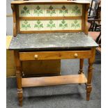 An early 20th Century washstand