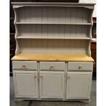 A modern painted pine dresser,