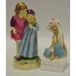 A Royal Worcester figure The Thief, pale skin tone, printed mark to interior,