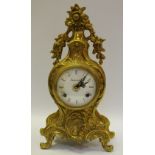 A French style mantel clock with movement by Franz Hermle, no.