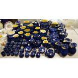 Denby Stoneware,including Electric Blue, various jugs,tea pots,coffee pots,