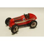 Toys - a Schuco Studio clockwork tinplate racing car,