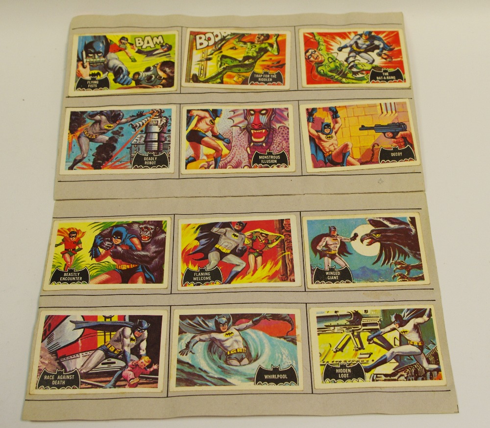 A&BC chewing gum cards - a complete Bazooka bubble gum collectors picture card booklet for Batman - Image 5 of 5