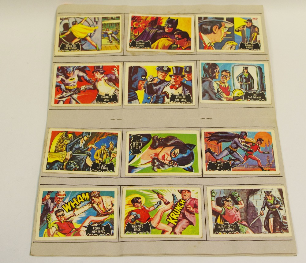 A&BC chewing gum cards - a complete Bazooka bubble gum collectors picture card booklet for Batman - Image 4 of 5