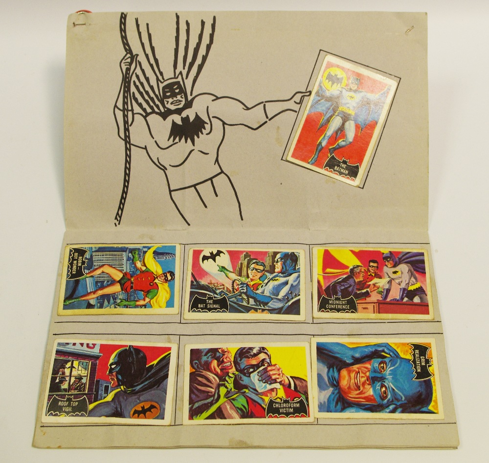 A&BC chewing gum cards - a complete Bazooka bubble gum collectors picture card booklet for Batman - Image 2 of 5