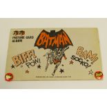 A&BC chewing gum cards - a complete Bazooka bubble gum collectors picture card booklet for Batman