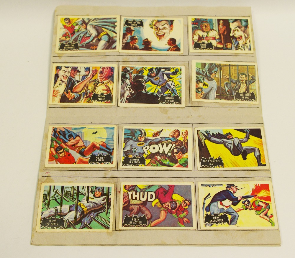 A&BC chewing gum cards - a complete Bazooka bubble gum collectors picture card booklet for Batman - Image 3 of 5