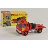 Dinky Toys - 425 Bedford TK Coal Lorry, red body, red hubs, with six coal sacks and scales,