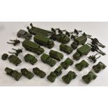 Dinky Supertoys - Military Vehicles inc 660 Mighty Antar Tank Transporter, 62210 Ton Army Truck,