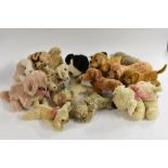 Stuffed Toys - a mid 20th century Dachshund Dog, others Staffordshire Terrier, Dalmation Pup,