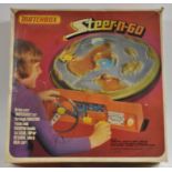 Matchbox Toys - a Steer-N-Go driving game, with No1 Dodge Challenger car, boxed, c.