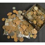 Coins - a quantity of British and world coins,