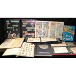 Stamps - large box 10 albums/stockbooks general collection including FDC 1970 special,