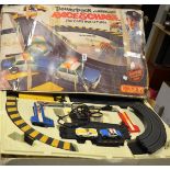 A Matchbox Powertrack Race and Chase slot racing track, boxed,