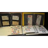 Stamps - stamp and postal history collections from New Zealand, India, Poland,