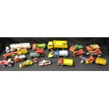 Die cast Vehicles - Dinky Toys Ford D800 Snow Plow, tipper Truck; Road Grader,