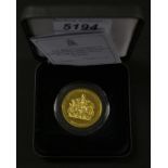 Coins - a Jubilee Mint Queen Elizabeth II gold proof 2015 £2 coin, The Longest Reigning Queen, 16g,