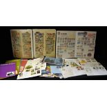 Stamps - a large box of stamp albums and covers