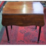 A George III mahogany Pembroke table,