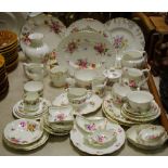 Royal Crown Derby - Posies tea and dinner ware, vases, trinket dishes,