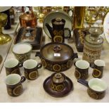 Denby- a Denby Arabesque part dinner and coffee service comprising of tureen and covers; coffee pot,