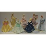 Elegant Ladies - a Coalport Ladies of Fashion 'Beverley',