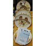 A set of sixteen Wedgwood Wildlife if Britain collectors plates,