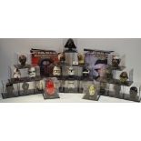 Star Wars - various model helmets including C3PO; First Order Stormtrooper; Darth Vader;