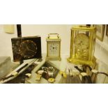 Horology - a Sewills new millennium carriage clock,