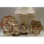 Mason's Mandalay Red - jugs, table lamp, vases,