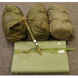 Militaria - three sleeping bags;