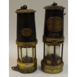 A Thomas & Williams Aberdaire miner's safety lamp;