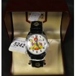 Advertising - a Swiss made McDonald gent's wristwatch,