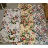 Textiles - Sanderson vintage floral curtains and fabrics