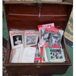 A tin trunk; 1950's Theatre World, The Dancing Times, Bullet, Today,