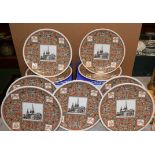 A set of twelve Wedgwood Salisbury Cathedral collector's plates,