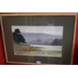 Alfred Mitchell River Yealm, South Devon signed,
