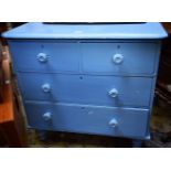 A Victorian pine chest of drawers, c.