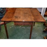 An early 20th century oak gateleg table,