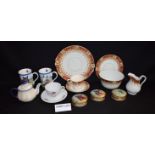 Ceramics - a Danbury Mint Great Racehorses and Racing Legends trinket dish; six mugs,