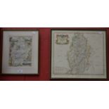 A Robert Morden map of Nottinghamshire; another map of Nottinghamshire, Thomas Moule,
